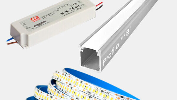 striscia LED con dissipatore