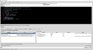 GX-TXT Octave Script Workspace with a GNU Octave script paused at a breakpoint and the debugger panel showing the Call Stack and local variables.