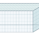 Schema di una mesh strutturata esaedrica del condotto rettangolare costruita con blockMesh