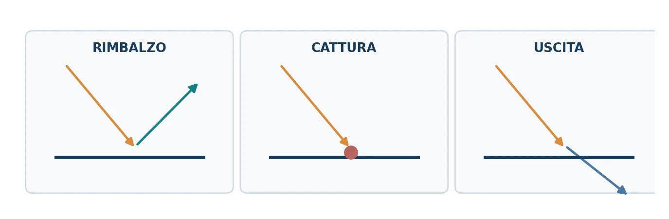 Diagramma dei tre destini parcel